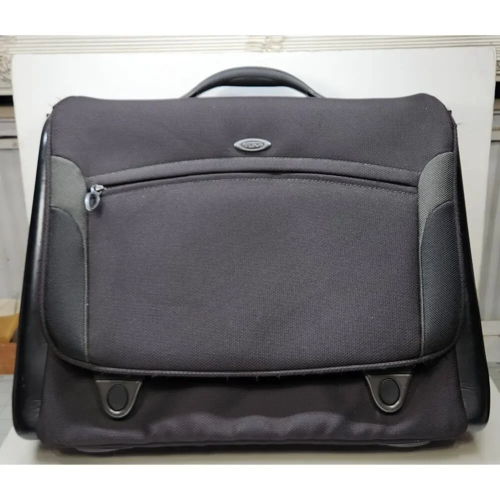 TUMI‎ Flip Flap Business Bag Briefcase Black Business Design No Shoulder Strap